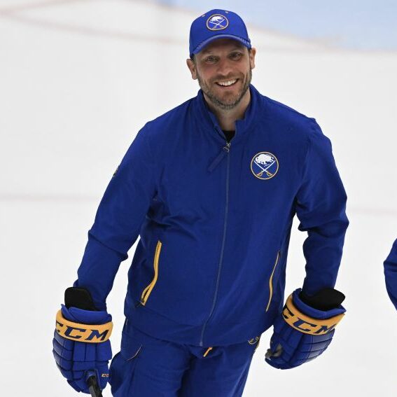 BUFFALO, NEW YORK - JULY 5: UCBLL :: 2023 Buffalo Sabres Development Camp :: DAY 3 July 5, 2023 in Buffalo, New York, USA. (Photo by Micheline Veluvolu)