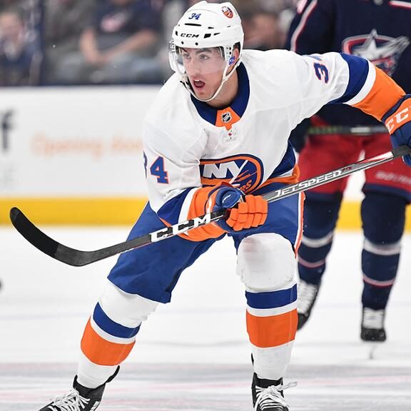 Cole Bardreau with New York Islanders