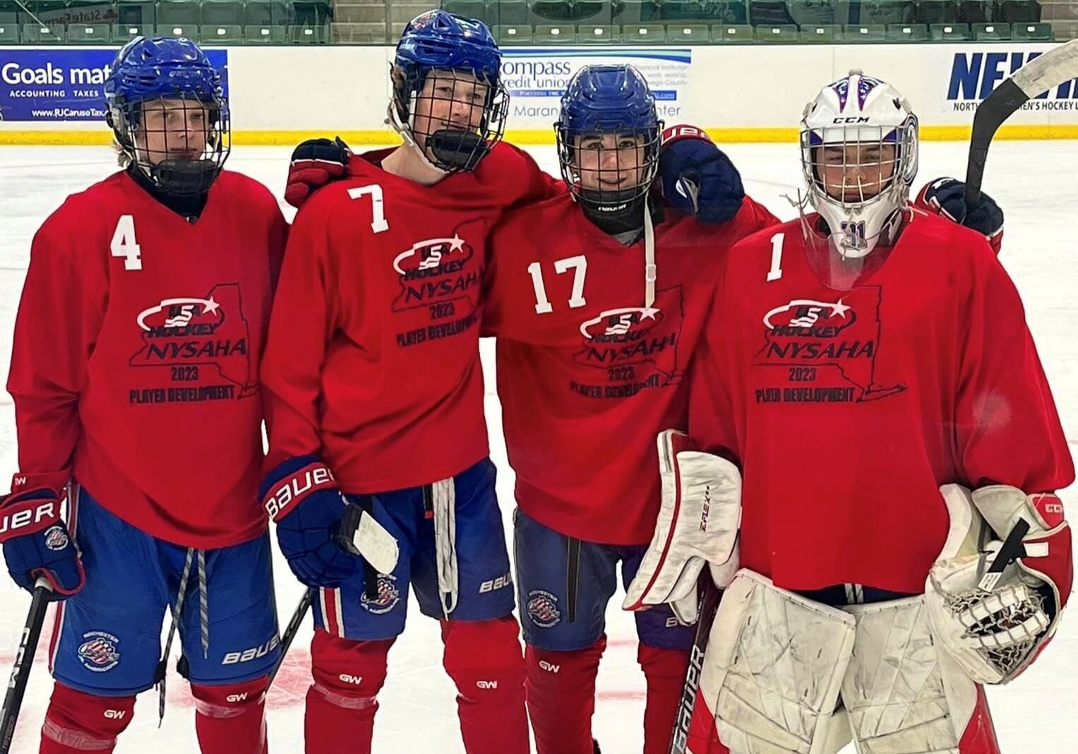 We are the Jr. Amerks, We are the area's largest youth hockey  organization. We provide exceptional instruction and competitive  opportunities for boys and girls at every age and